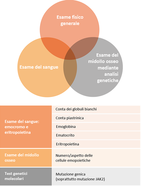I tre elementi della diagnosi di PV 