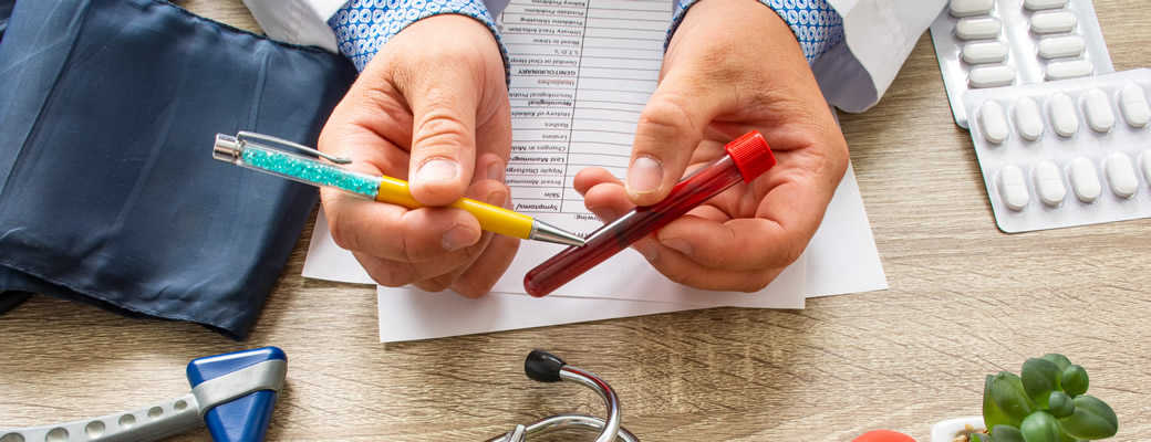 Analyzing a blood sample